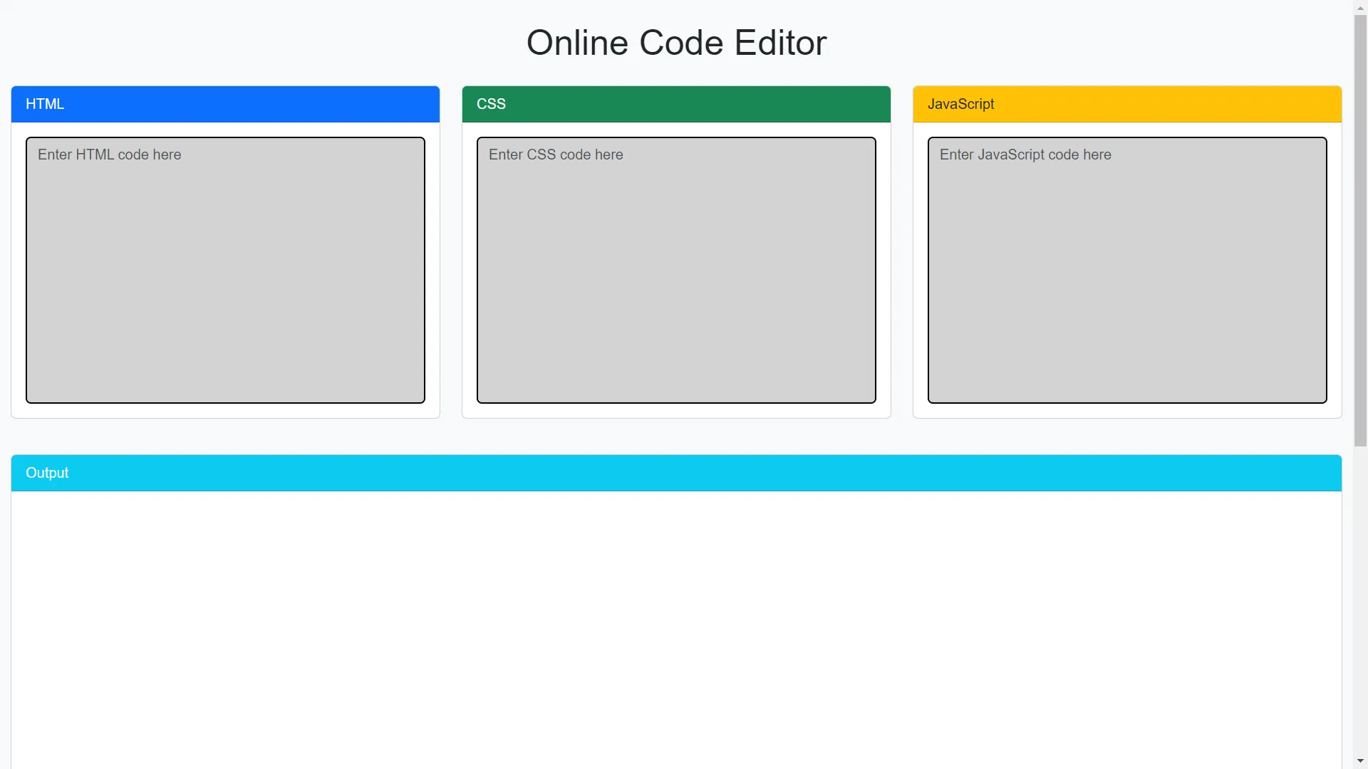 Online Code Editor