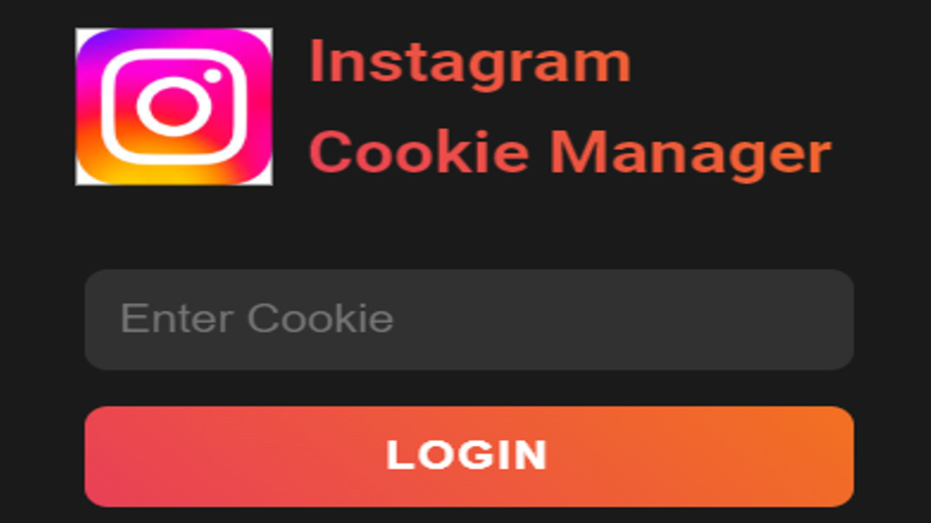 Chrome Extension for Instagram Login