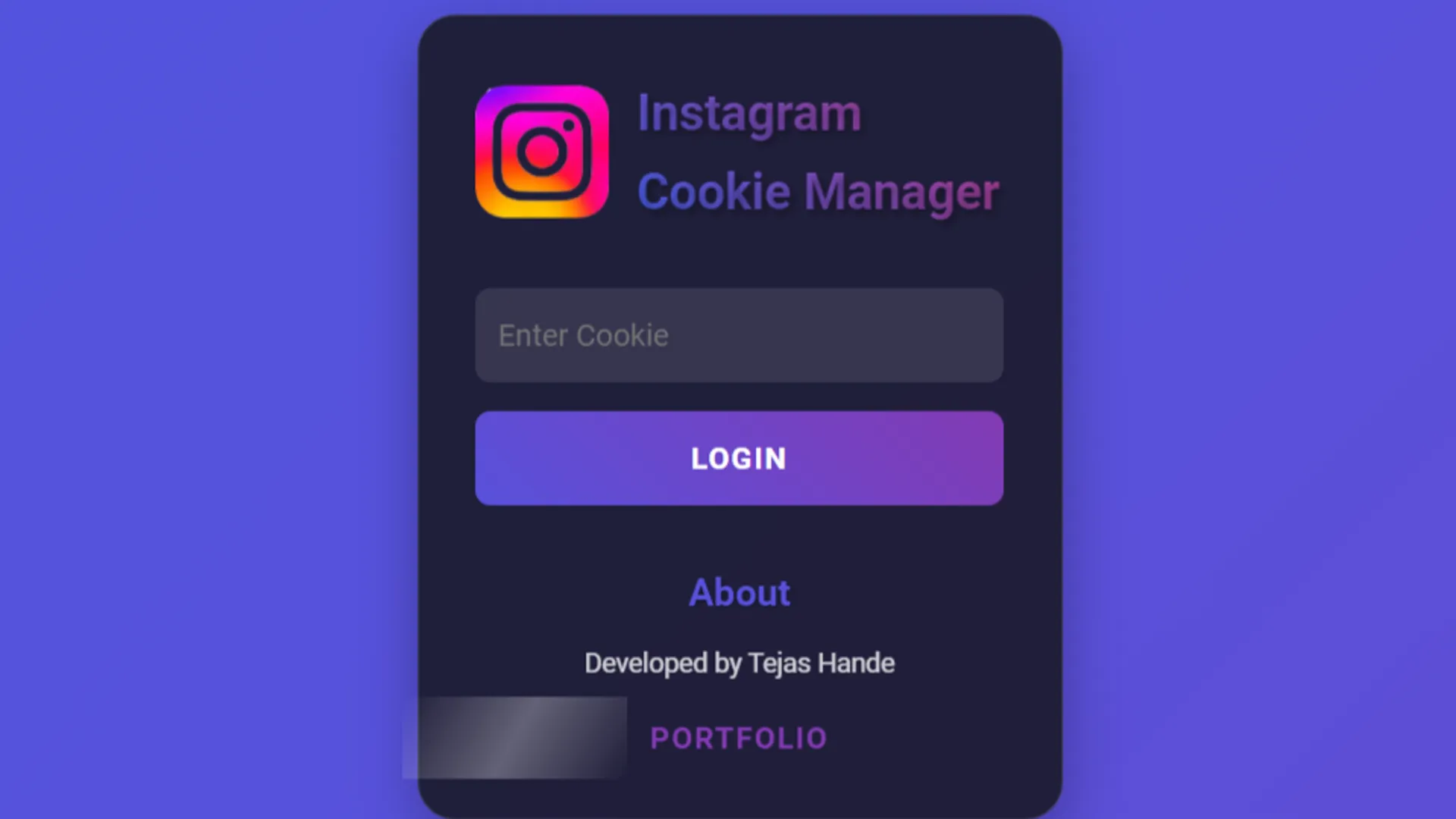 Chrome Extension for Instagram Login